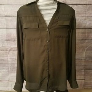 Olive Dress Top NY&Co